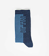 Мъжки чорапи в сини нюанси Amon-1 снимка