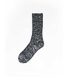 Дамски памучни чорапи в меланж на черно и сиво Makarina-0 снимка