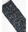 Дамски памучни чорапи в меланж на черно и сиво Makarina-2 снимка