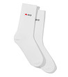 Мъжки бели памучни чорапи A49-0 снимка