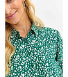 Зелена дамска риза с дълги ръкави-2 снимка
