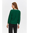Зелена дамска блуза -1 снимка