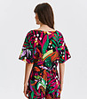 Дамска многоцветна блуза-1 снимка
