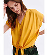 Дамска риза в оранжев нюанс-2 снимка