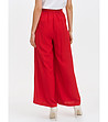 Червен дамски панталон -2 снимка