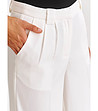 Дамски бял панталон-2 снимка