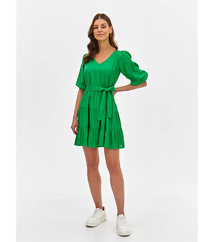 Зелена лятна рокля  снимка