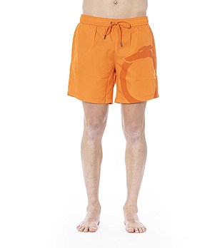 Оранжеви мъжки плажни шорти снимка