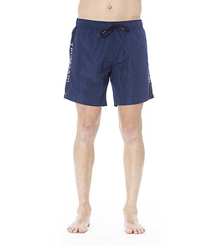 Мъжки тъмносини плажни шорти снимка
