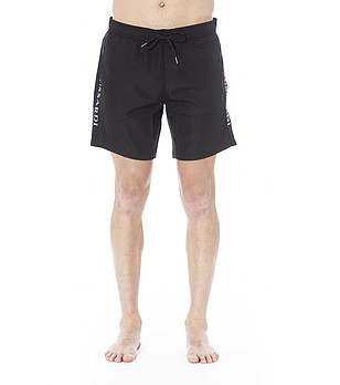 Мъжки черни плажни шорти снимка
