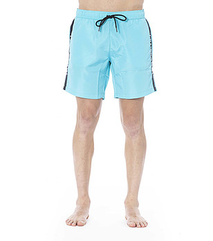 Мъжки светлосини плажни шорти снимка