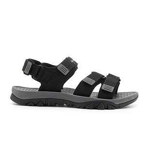 Черни мъжки туристически сандали  Kilew снимка