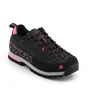 Unisex туристически обувки в тъмносиво и розово Wasde снимка