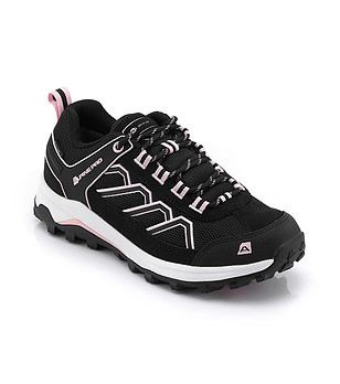 Unisex трекинг обувки в черно и светлорозово Semte снимка