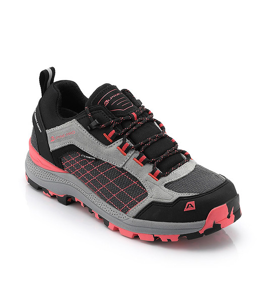 Unisex туристически обувки в сиво и розово Lopre снимка