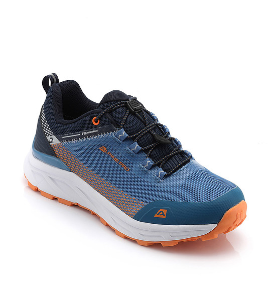Unisex маратонки в синьо и оранжево Inebe с PEP стелкa  снимка