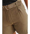 Дамски панталонки в цвят каки-2 снимка