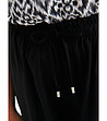 Дамски черни къси панталонки-3 снимка