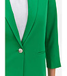 Зелено дамско сако-3 снимка