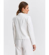 Дамско сако в бяло-1 снимка