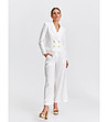 Дамско сако в бяло-3 снимка