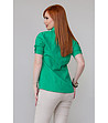 Елегантна дамска риза в зелено-1 снимка