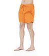 Оранжеви мъжки плажни шорти-2 снимка