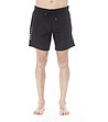 Мъжки черни плажни шорти-0 снимка