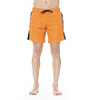 Мъжки оранжеви плажни шорти-0 снимка