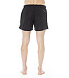 Мъжки къси плажни шорти в черно-1 снимка