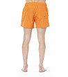 Мъжки къси плажни шорти в оранжево-1 снимка