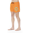 Мъжки къси плажни шорти в оранжево-2 снимка