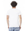 Памучна бяла мъжка тениска-1 снимка