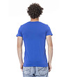 Синя мъжка памучна тениска -1 снимка