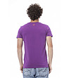 Лилава памучна мъжка тениска-1 снимка