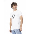 Мъжка памучна тениска в бяло -2 снимка