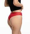 Червени бикини бразилиана с дантела Salsa-2 снимка
