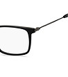 Черни мъжки рамки за очила с метални дръжки-2 снимка