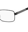 Черни мъжки метални рамки за очила-2 снимка