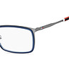 Мъжки рамки за очила в сиво и синьо-2 снимка