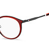 Мъжки рамки за очила в графит и червено-2 снимка