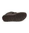 Мъки тъмнокафяви сандали от естествена кожа-1 снимка