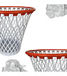 Ефектен кош за боклук във формата на баскетболен кош-3 снимка
