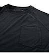Черна памучна блуза Poreh-3 снимка