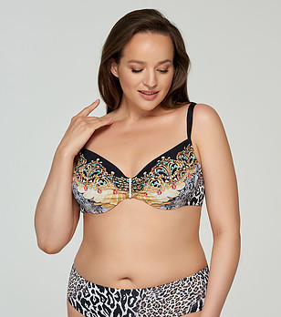 Горнище на бански с принт Wild Beauty снимка