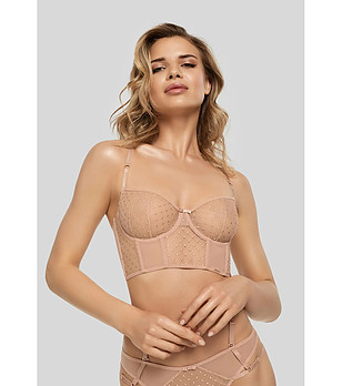 Бежов сутиен тип корсет My Signature снимка