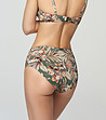 Долнище на бански в цвят маслина с флорален принт Hazel-1 снимка