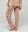 Бежово долнище на пижама Easy Pace-1 снимка