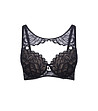 Тъмносин сутиен с дантела Beauty Duet-3 снимка