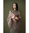 Дамски шал със златист оттенък  Sani-2 снимка